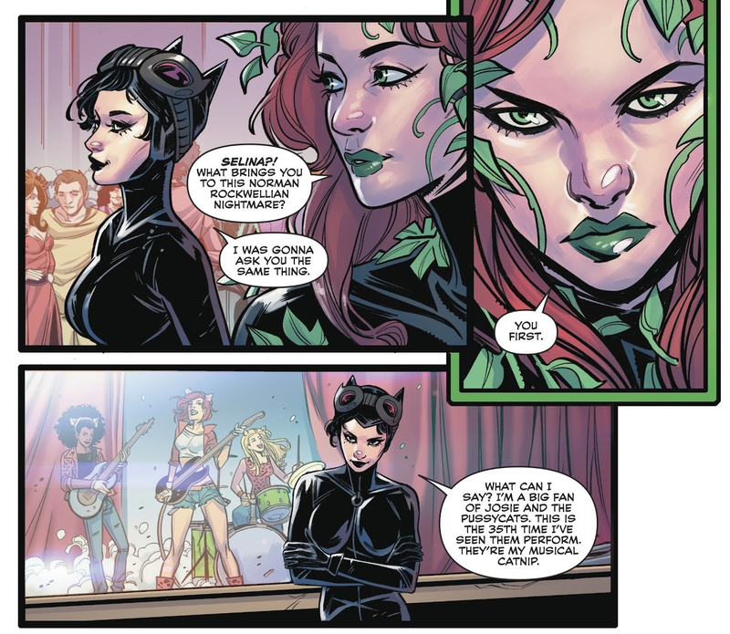 Illustration for article titled The Gotham City Sirens Are Taking Over Riverdale in Harley and Ivy Meet Betty and Veronica